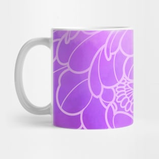 lilac peony flower Mug